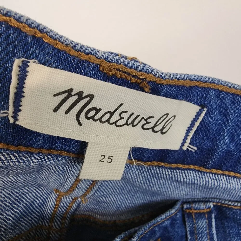Madewell Patchwork Denim Mini Skirt Size 25